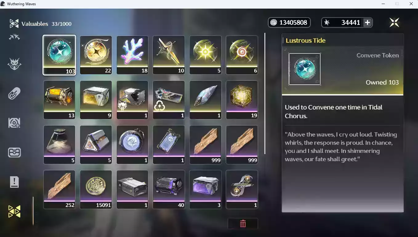 (SEA) 33 - 35k Gem+ 22 limited + 10 weap + 110 thường