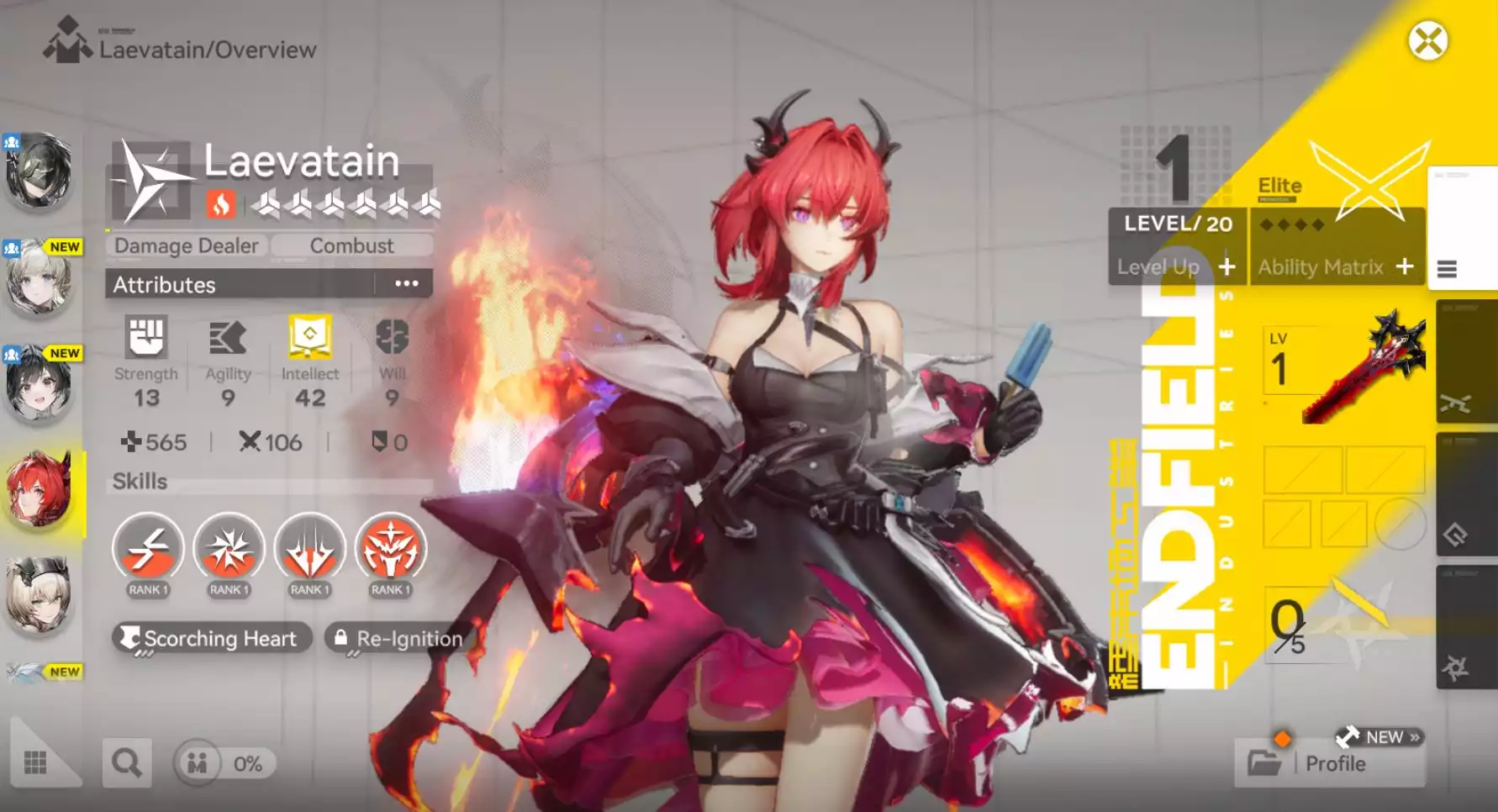 Limit Laevatain kèm trấn AR2 khởi đầu